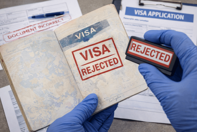 Visa application rejected because of incorrect information