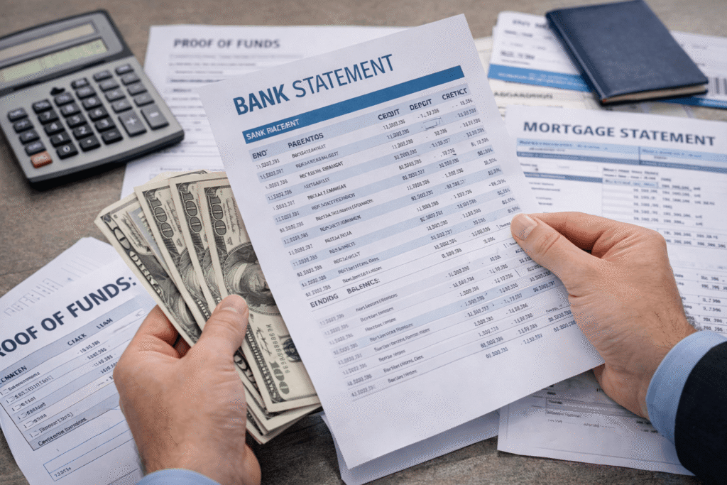 Proof of funds mistakes that cause visa rejection