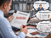 How to Write a Compelling Cover Letter for Visa Applications Alt text: Applicant writing a visa cover letter while reviewing travel documents