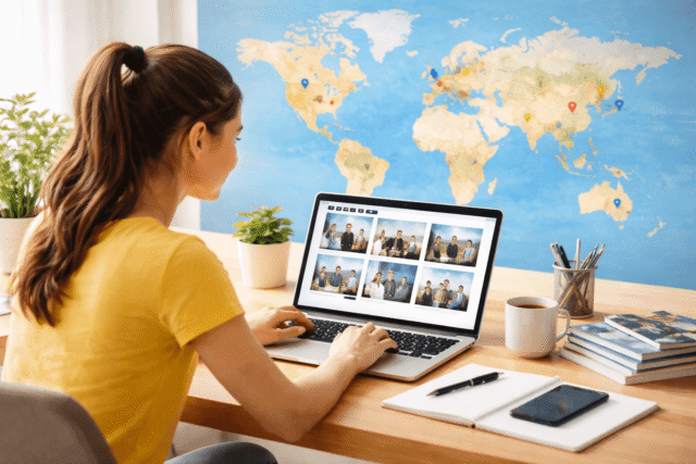 student choosing study abroad destination for career growth