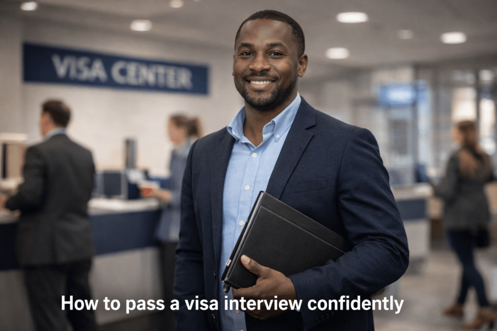 Visa interview questions and confident answers at embassy interview