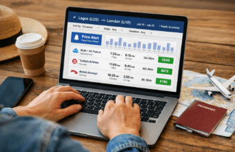 How to Find Cheap International Flights in 2026 – Complete Money-Saving Guide luxury hotel room with bed workspace and modern amenities