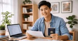 Student Visa Interview Tips: The Complete Guide to Passing Your Student Visa Interview Student preparing documents for visa interview