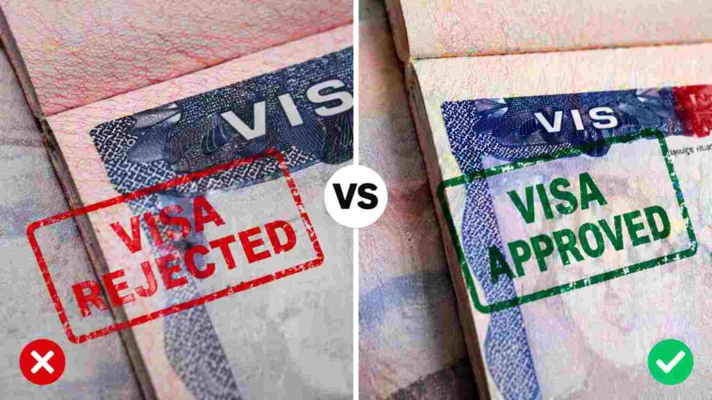 Schengen visa approval vs rejection comparison