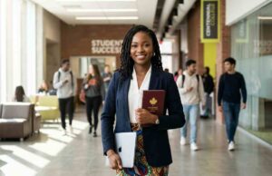 The Ultimate Guide to Studying in Canada (2026/2027): Navigating New Visa Rules, Scholarships, and Top Ontario Colleges Nigerian female student at an Ontario college campus representing the 2026 Canada study path."