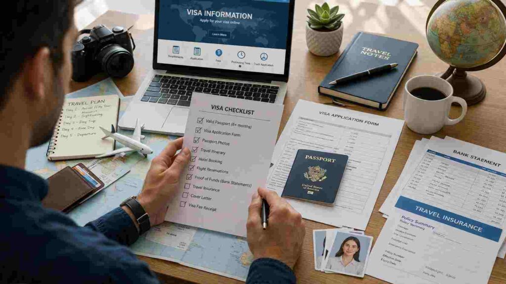 Visa processing time comparison by country