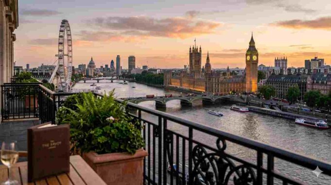 The Best Hotels in London for Every Traveler’s Budget (2026 Edition) Best hotels in London for tourists featuring views of the London Eye and Big Ben.