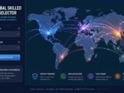 The Ultimate Permanent Residency (Global Relocation) Guide A clean data map infographic tracking international skilled migration pathways and target visa streams across a global layout.
