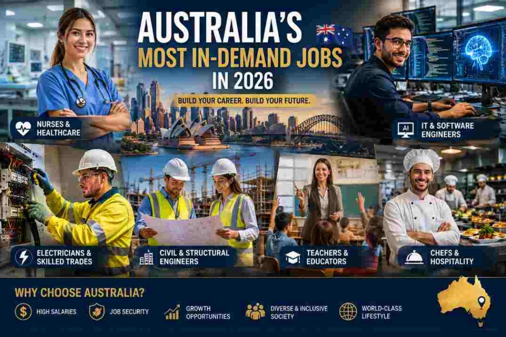 High-demand jobs for migrants moving to Australia in 2026