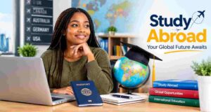 How to Win a Scholarship to Study Abroad (2027 Guide) Student preparing an application to learn how to win a scholarship to study abroad